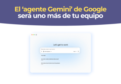 Agente Gemini mencionado en un chat de equipo de Google Workspace como un compañero más