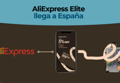 Aplicación de AliExpress mostrando el estado de miembro Elite y su descuento adicional