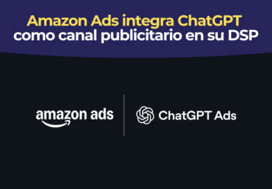 Logotipos de Amazon Ads y ChatGPT juntos representando su integración publicitaria