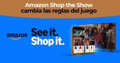 Usuario viendo una serie en Prime Video mientras compra productos mostrados en Shop the Show desde su móvil