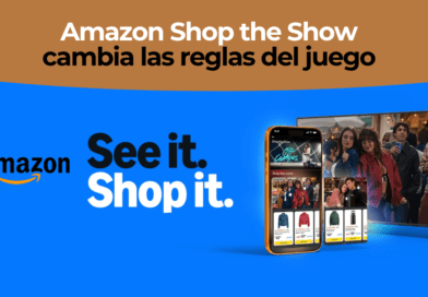 Usuario viendo una serie en Prime Video mientras compra productos mostrados en Shop the Show desde su móvil