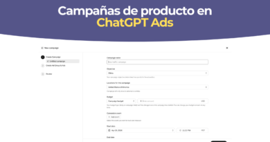 Campañas con feed de producto en ChatGPT Ads de OpenAI