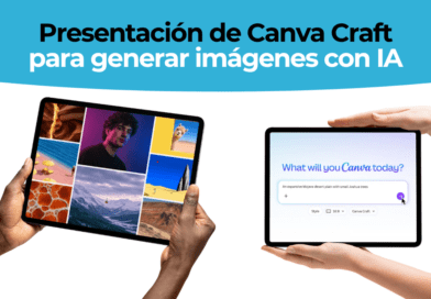 Diseño generado con Canva Craft separado en capas editables dentro del editor de Canva