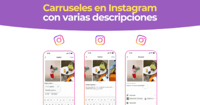 Descripciones diferentes en carruseles de Instagram para cada diapositiva