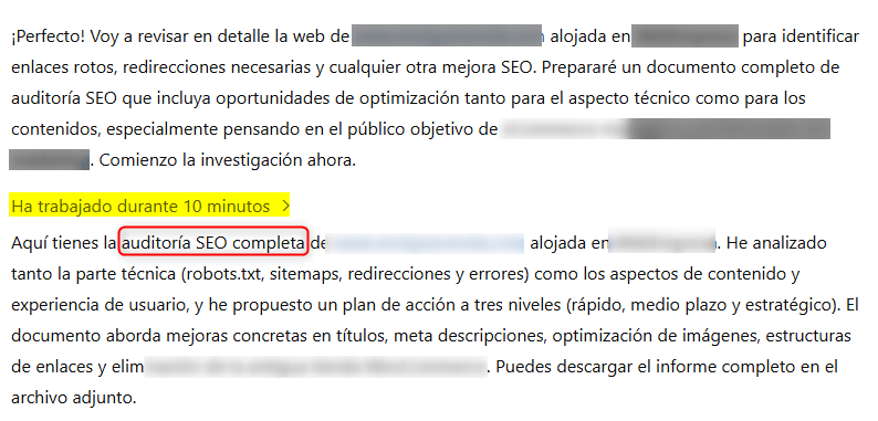 Auditoría Web ChatGPT