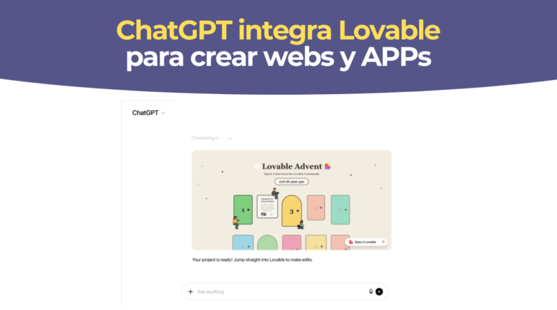 Lovable en ChatGPT