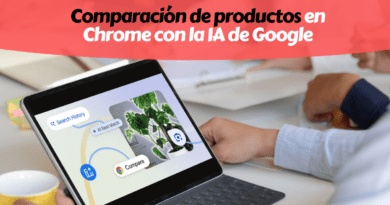 Google Chrome Comparativa Productos