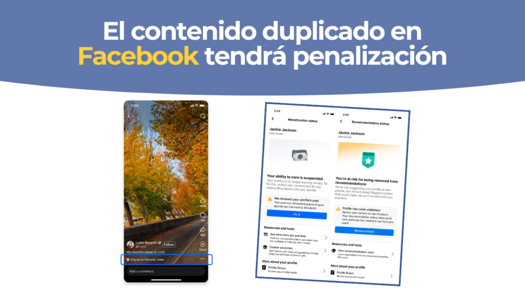 Contenido Duplicado Facebook