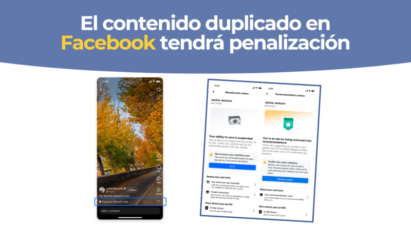 Contenido Duplicado Facebook