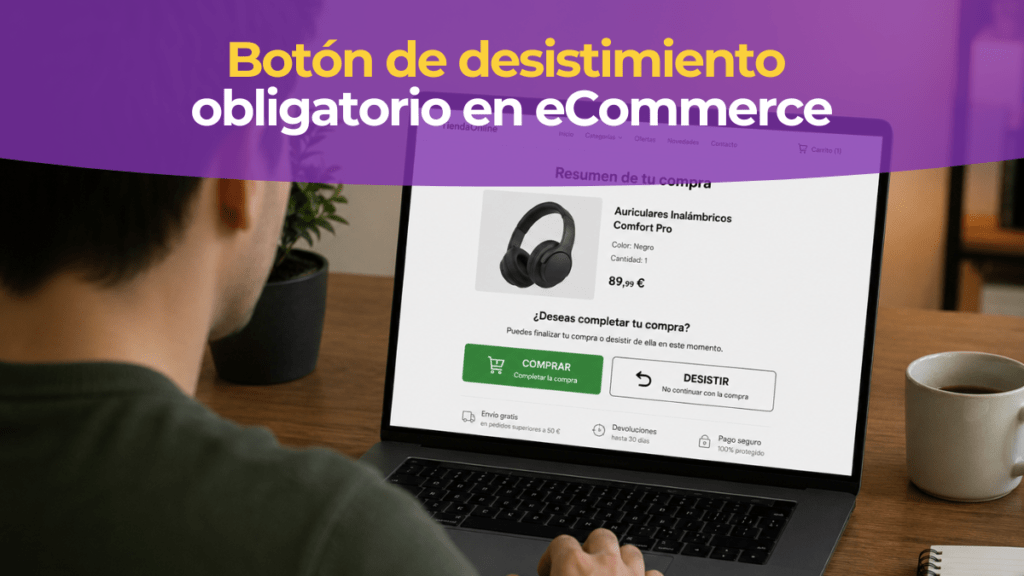 Botón Desistir Compra Online