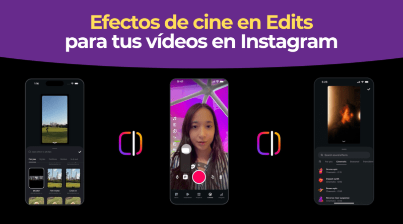 Cine en Instagram Edits