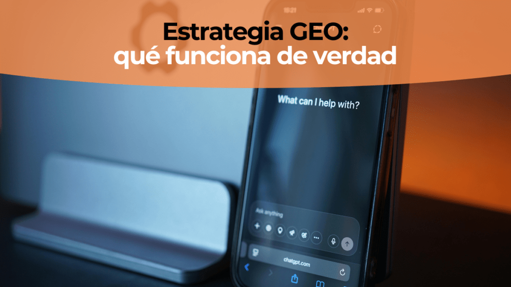 Usuario en fase de descubrimiento haciendo una búsqueda en un chat de IA