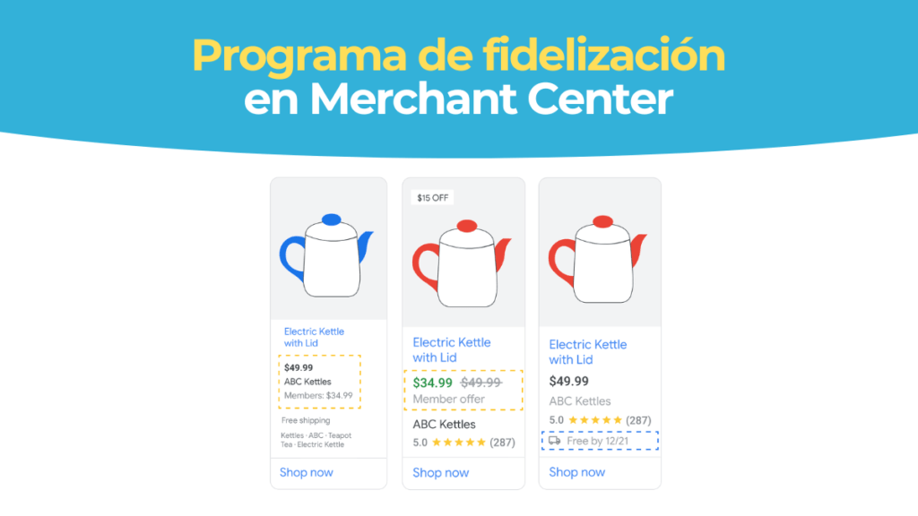 Google Merchant Center Fidelización