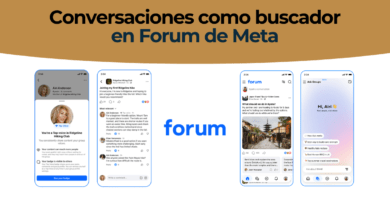 App Forum de Facebook mostrando recomendaciones de productos extraídas de conversaciones en grupos