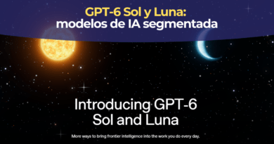 Comparativa de los modelos GPT-6 Sol y Luna dentro de la familia GPT-6 de OpenAI