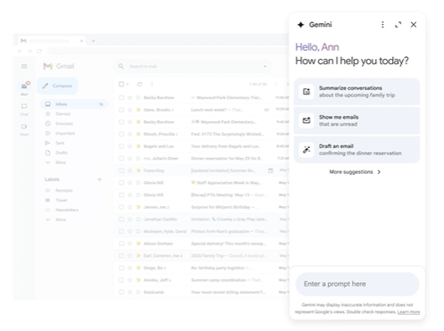 Gmail con Gemini