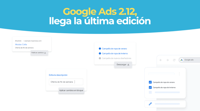 Editor 2.12 Google Ads