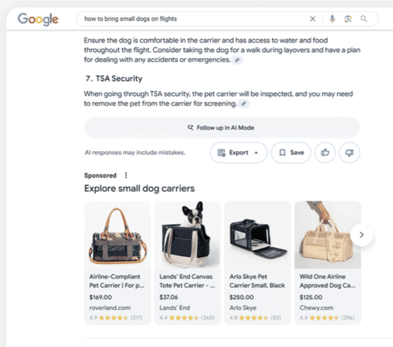 Anuncios AI Overviews
