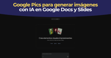 Interfaz de Google Pics generando una imagen dentro de un documento de Google Docs