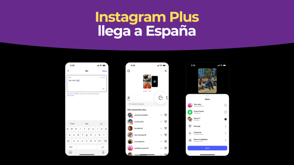 Precio de Instagram Plus en España