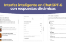 Respuesta de ChatGPT con interfaz inteligente mostrando una planificación de proyecto