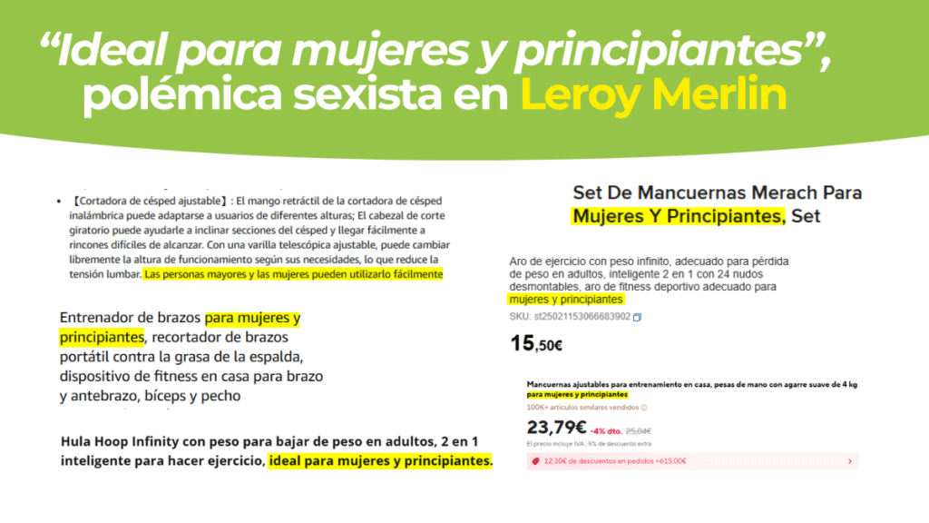 Sexismo Leroy Merlin