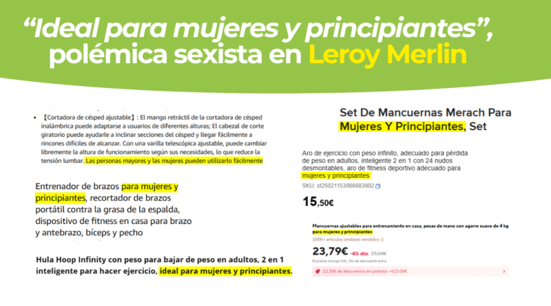 Sexismo Leroy Merlin