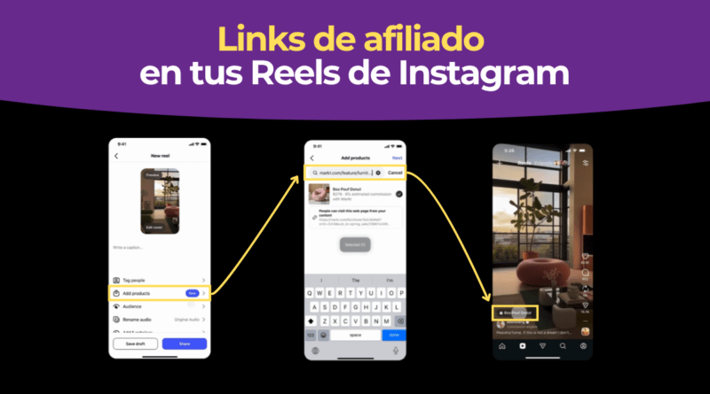 Afiliados Reels Instagram