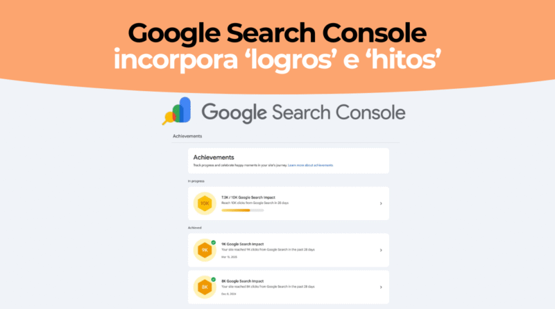 Hitos Google Search Console