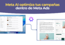Panel de Meta AI para campañas analizando el rendimiento de anuncios de Meta Ads