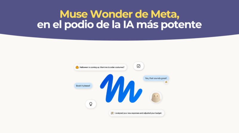 Ranking de modelos de IA con Muse Wonder de Meta entre los tres primeros
