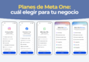 Panel comparativo de los planes de Meta One para Instagram, Facebook y WhatsApp Business