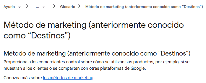 Merchant Center Marketing Methods