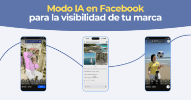 Modo IA en Facebook de Meta como nuevo buscador social