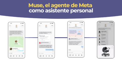 Interfaz de Muse, el agente de IA de Meta, completando una compra online