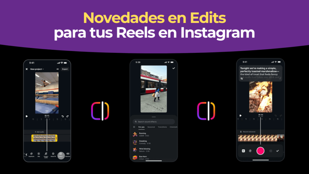 Nuevas funciones en Edits