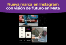 La nueva marca de Instagram con su wordmark renovado sobre fondo degradado