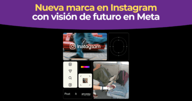 La nueva marca de Instagram con su wordmark renovado sobre fondo degradado