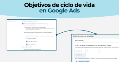 Objetivos de ciclo de vida en Google Ads: puja distinto por cada tipo de cliente Configuración de objetivos de captación y retención de clientes en una campaña de Google Ads