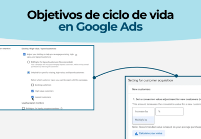 Configuración de objetivos de captación y retención de clientes en una campaña de Google Ads