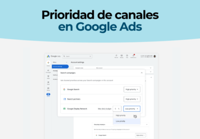 Configuración de prioridad de canales y límite de presupuesto en una campaña de Google Ads