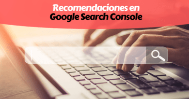 Sugerencias en Search Console