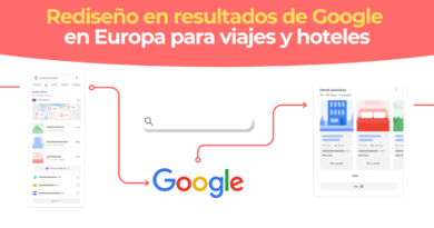 Resultados de búsqueda de Google mostrando la nueva Unidad de Agregadores en Europa