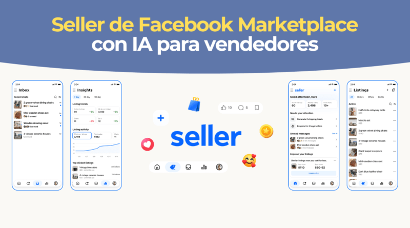 Seller, la nueva app de Facebook Marketplace lanzada por Meta