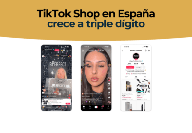 Persona comprando un producto en TikTok Shop desde el móvil durante una sesión de LIVE Shopping