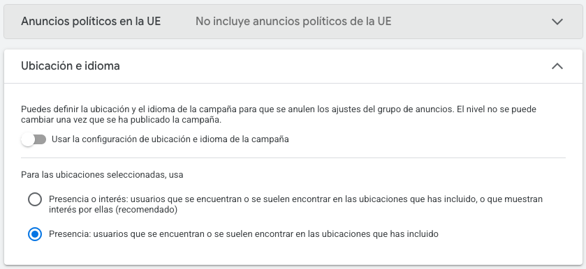 Segmentación Ubicación Generación Demanda