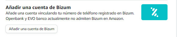 bizum pago amazon