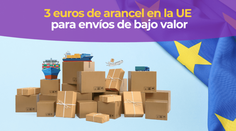 arancel 3 euros