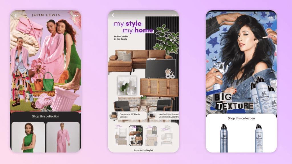 Pinterest Ads Collage