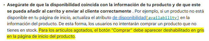 Botón Comprar Sin Stock